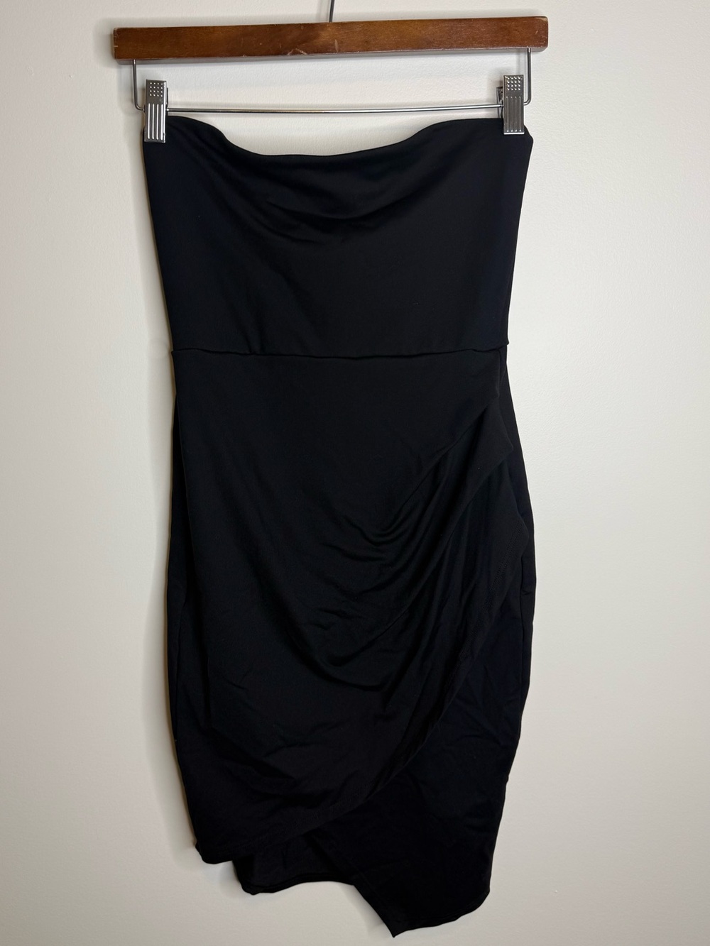 Susana Monaco Strapless Dress black size small revolve